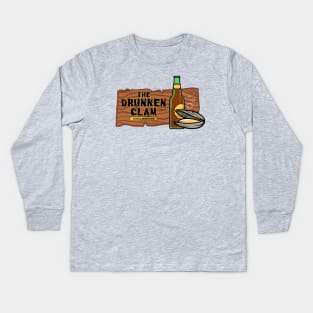 The Drunken Clam Kids Long Sleeve T-Shirt